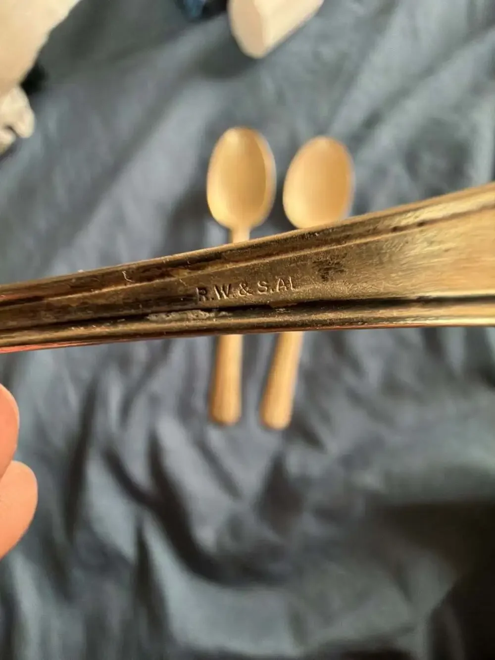 Vintage Hotel Schroeder International Silver Co. Teaspoons (Set of 3)